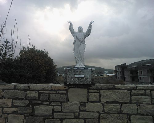 Statue bei Kalamaki auf der Insel Kreta