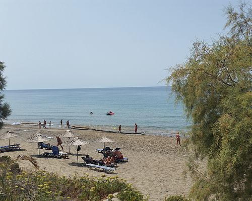 Strand und Meer - Kalamaki auf Kreta