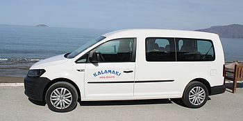 VW Cady Max - Mietwagen - KALAMAKI HOLIDAYS