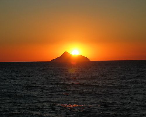 Sonnenuntergang am Meer - Strand von Kalamaki